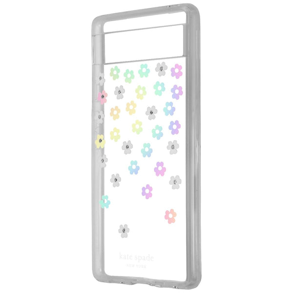Kate Spade Protective Hardshell Case for Pixel 6a - Scattered Flowers/Iridescent
