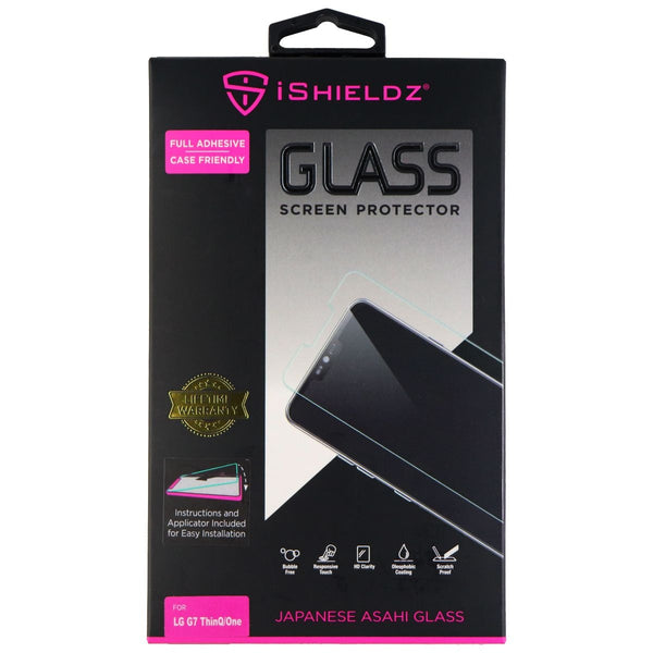 iShieldz Asahi Tempered Glass Screen Protector for LG G7 ThinQ / One - Clear