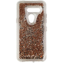 Case-Mate Waterfall Series Liquid Glitter Case for LG G8 ThinQ - Clear/Gold