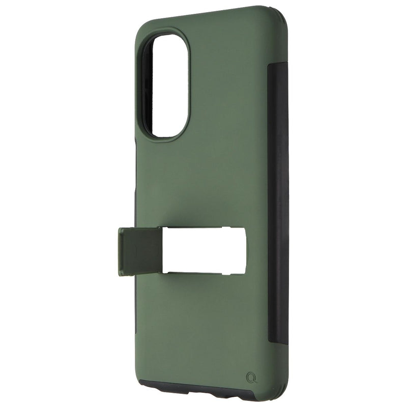 QuikCell Advocate Dual Layer Stand Case for Moto G Stylus 5G (2022) Olive Green