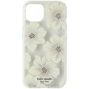 Kate Spade New York Series Case for iPhone 13 - Hollyhock Floral Clear