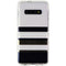 Kate Spade Defensive Hardshell Case for Samsung Galaxy S10+ - Stripe Black/Gold
