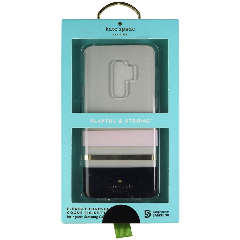 Kate Spade Defensive Hardshell Case for Samsung Galaxy S10+ - Stripe Black/Gold