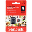 SanDisk ImageMate microSDHC UHS-1 Card with Adapter (32GB) Memory Card