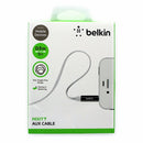 Belkin 3ft Flat Tangle Free Mixit AUX Cable White