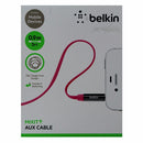 Belkin ( AV10127tt03 - PNK ) 3Ft Auxiliary Cable for 3.5mm Devices - Pink/Chrome