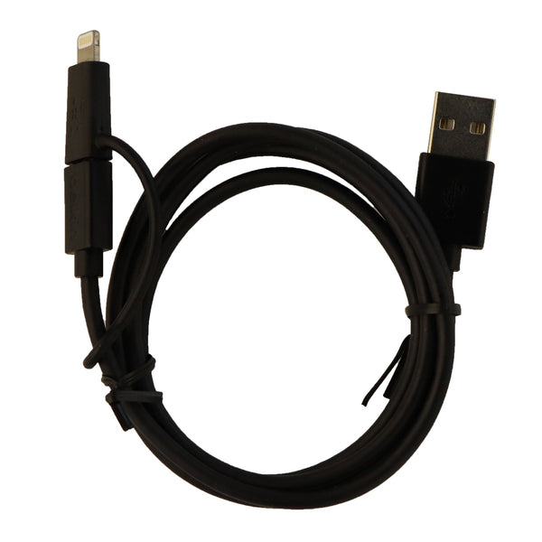 Belkin (3 Foot) Micro-USB and Lightning 8-Pin Switch Tip USB Cable - Black