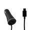 Belkin 15W Car Charger with 4Ft USB-C Connector and Extra USB Port - Black