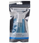 BodyGuardz Screen Cleaning Kit - Cloth and Solution for Monitors, TVs, Phones