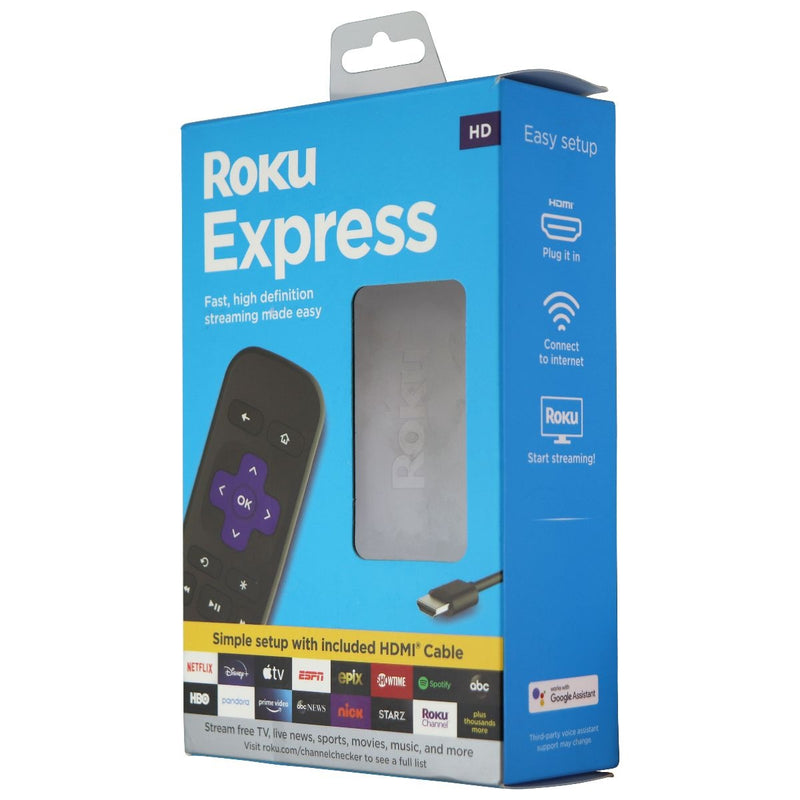 Roku Express HD Streaming Media Player with HDMI Cable and Simple Remote