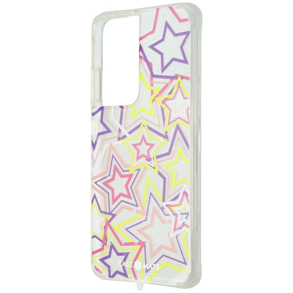 Case-Mate Prints Hardshell Case for Samsung Galaxy S21 Ultra 5G - Neon Stars