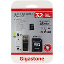 Gigastone Prime Series microSD Card 4-in-1 Kit - (32GB / 48MB/s)