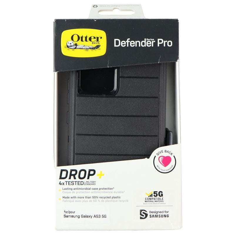 OtterBox Defender PRO Series Case and Holster for Samsung Galaxy A53 5G - Black