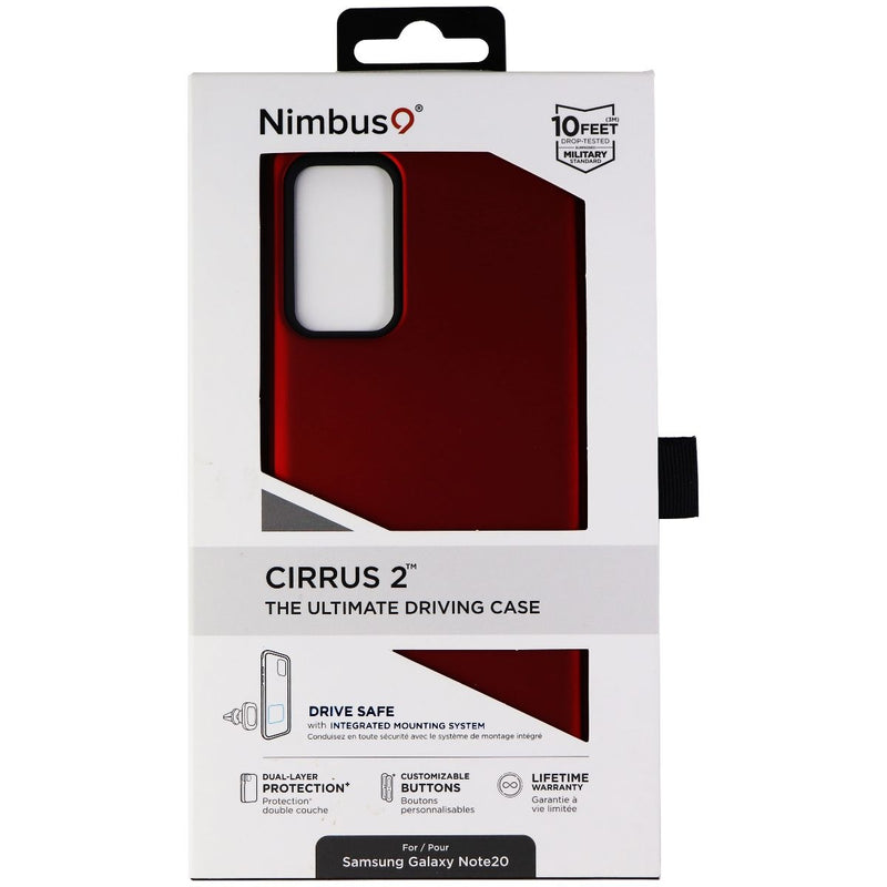 Nimbus9 Cirrus 2 Series Hard Case for Samsung Galaxy Note20 - Red / Black
