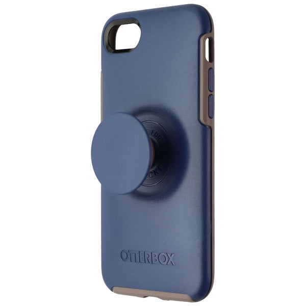OtterBox Otter+Pop Symmetry Series Case for iPhone SE (2nd Gen)/8/7 - Blue/Gray