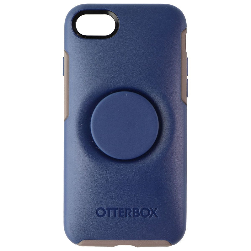 OtterBox Otter+Pop Symmetry Series Case for iPhone SE (2nd Gen)/8/7 - Blue/Gray