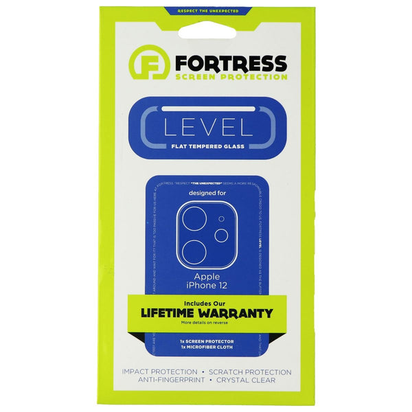Fortress LEVEL Flat Tempered Glass Camera Lens Protector for iPhone 12 Only