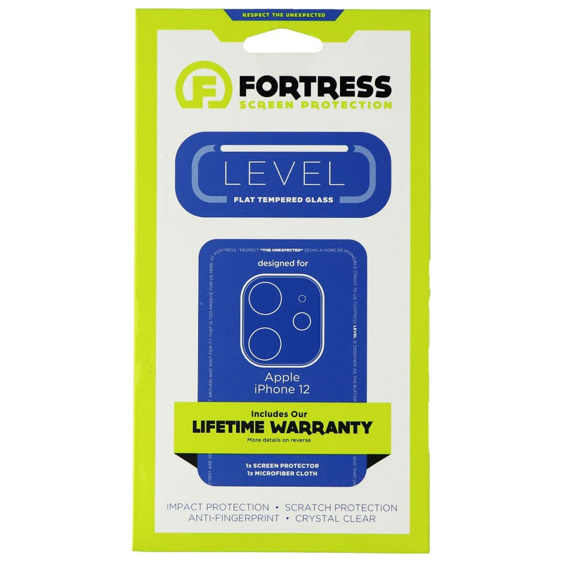 Fortress LEVEL Flat Tempered Glass Camera Lens Protector for iPhone 12 Only