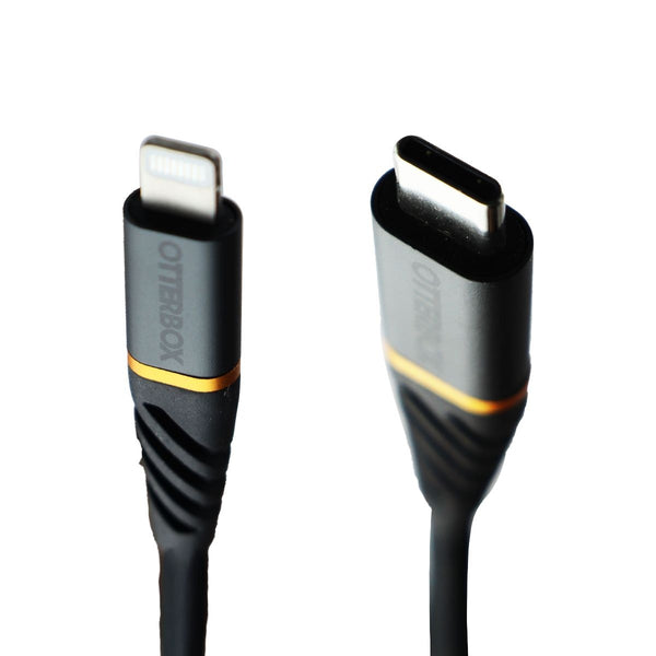 Otterbox Fast Charge USB-C to 8-Pin Cable for iPhone/iPad/iPod (6.6FT) - Black