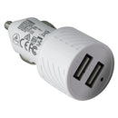 Otterbox Durable + Tough Dual USB Port Car Charger - White