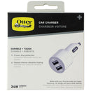 Otterbox Durable + Tough Dual USB Port Car Charger - White