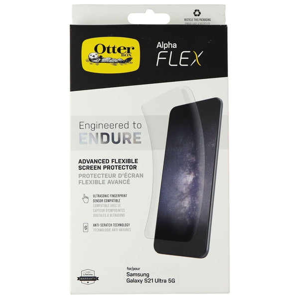 OtterBox Alpha Flex Flexible Screen Protector for Galaxy S21 Ultra (5G) - Clear