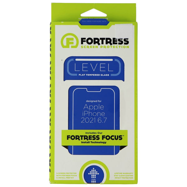 Fortress Level Focus Tempered Glass Screen Protector for Apple iPhone 13 Pro Max