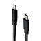 mWorks! mPower! Flat USB-C to Lightning 8-Pin Cable for iPhone/iPad - Black