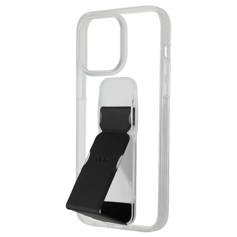 CLCKR Stand & Grip Case for iPhone 14 Pro Max - Clear/Black