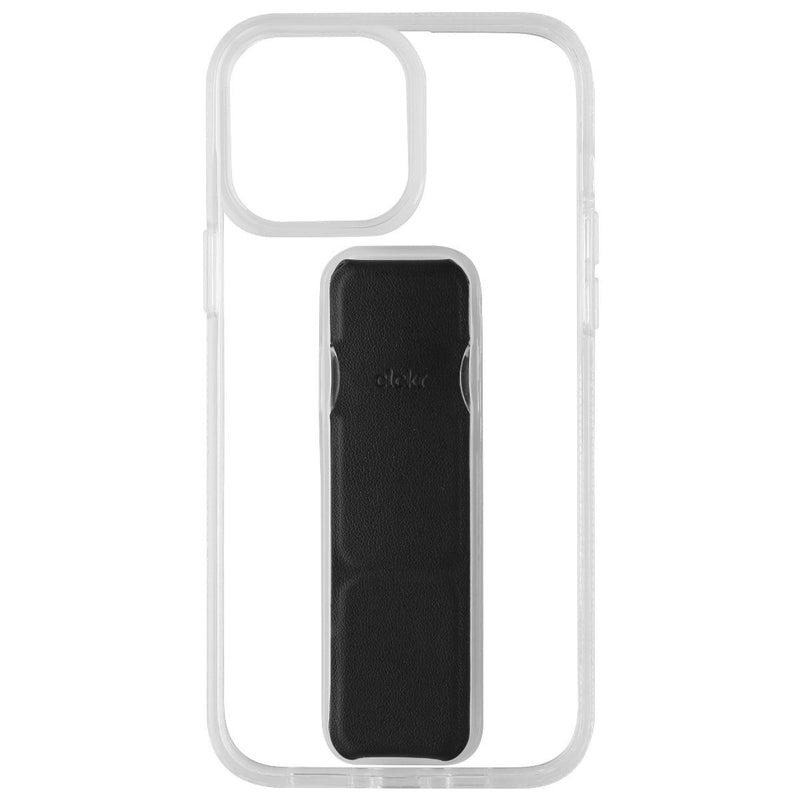 CLCKR Stand & Grip Case for iPhone 14 Pro Max - Clear/Black
