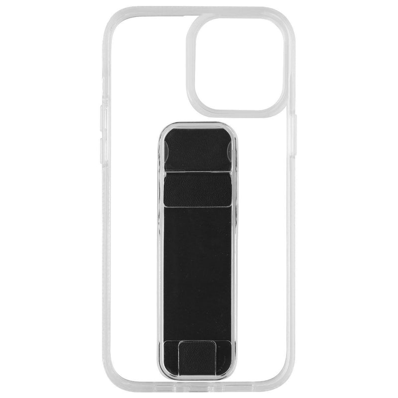 CLCKR Stand & Grip Case for iPhone 14 Pro Max - Clear/Black