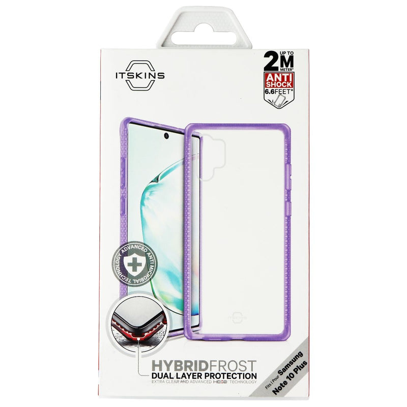 ITSKINS Hybrid Frost Hard Case for Samsung Galaxy (Note10+) - Purple/Clear