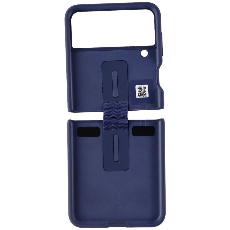 Samsung Silicone Protective Cover with Ring for Galaxy Z Flip3 5G - Navy