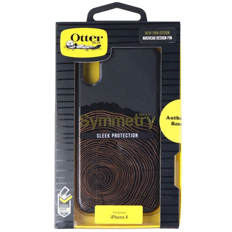 OtterBox Symmetry Case for Apple iPhone Xs & iPhone X - Wood You Rather/Black