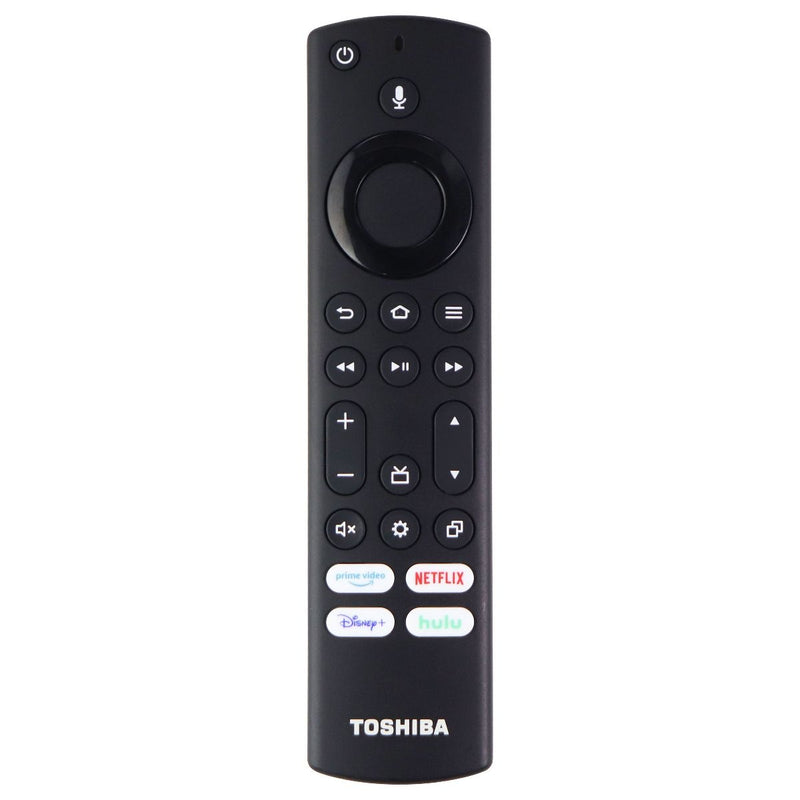 Toshiba Remote (CT-RC1US-21 Rev E) with Prime/Netflix/Disney/Hulu Keys - Black