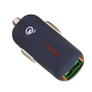 Ventev Dashport RQ1300 mini QC 3.0 Car Adapter w/ (3.3FT) Micro-USB Cable - Gray