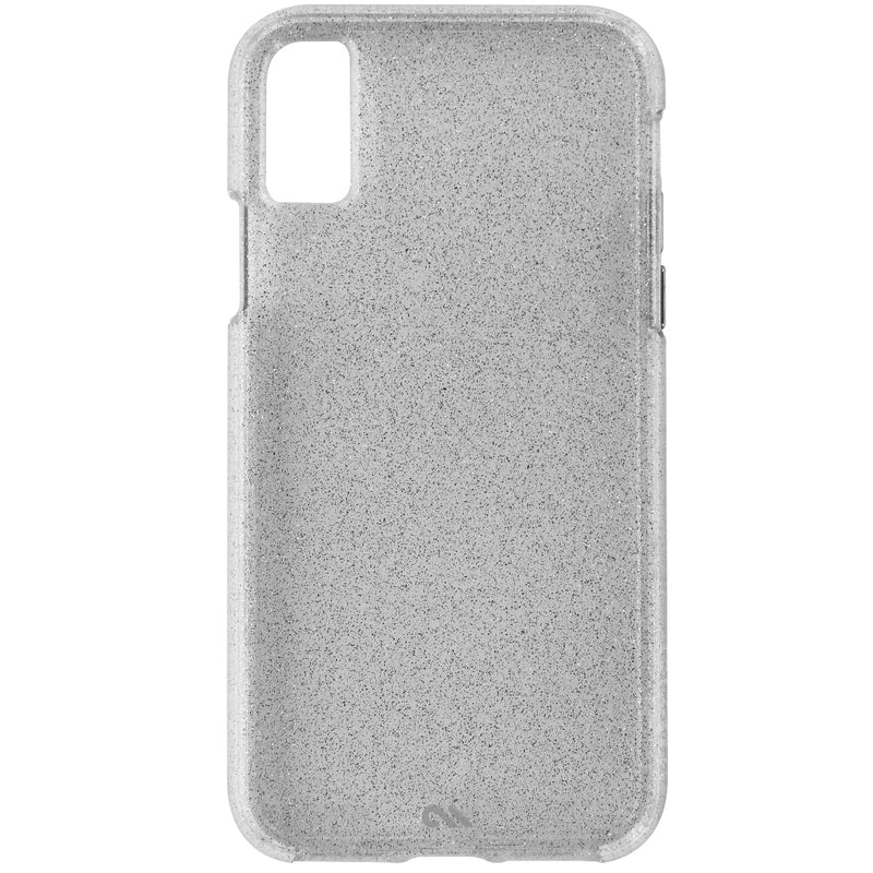 Case Mate Sheer Glam Series Protective Case Cover for iPhone X 10 Clear Glitter