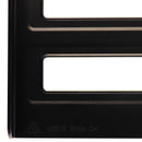 Shelf Separator / Divider with Snap on Clip (12-inch x 6-inch) - Black