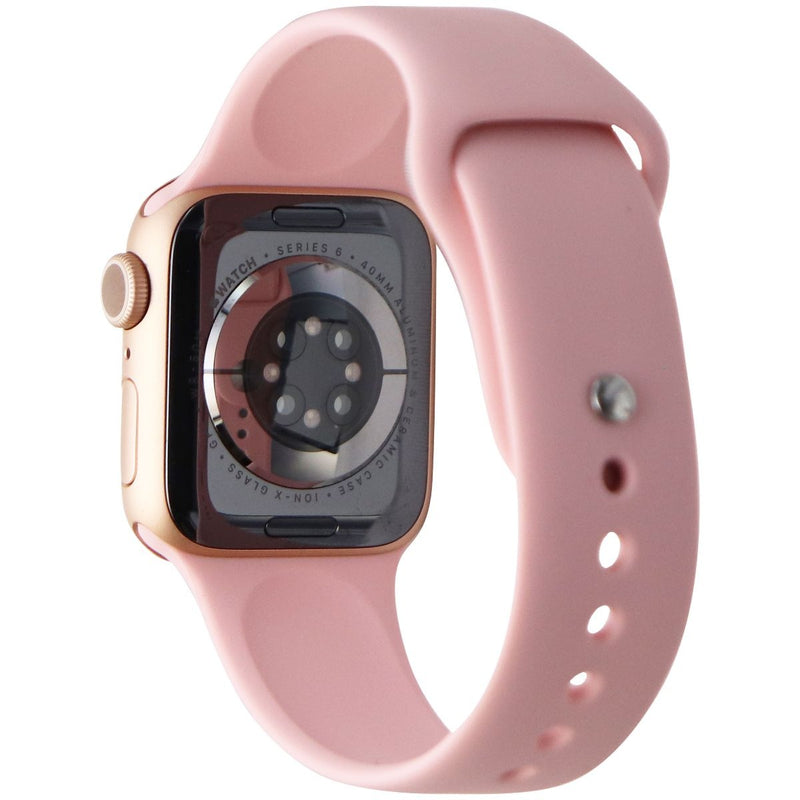 Apple Watch Series 6 (GPS) 40mm (A2291) - Gold Aluminum / Pink Sport Band