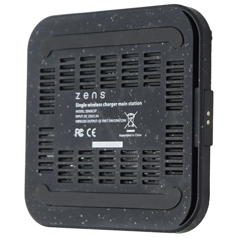 Zens Modular Series Single Wireless Charger 15W + 65W Power Adapter - Black