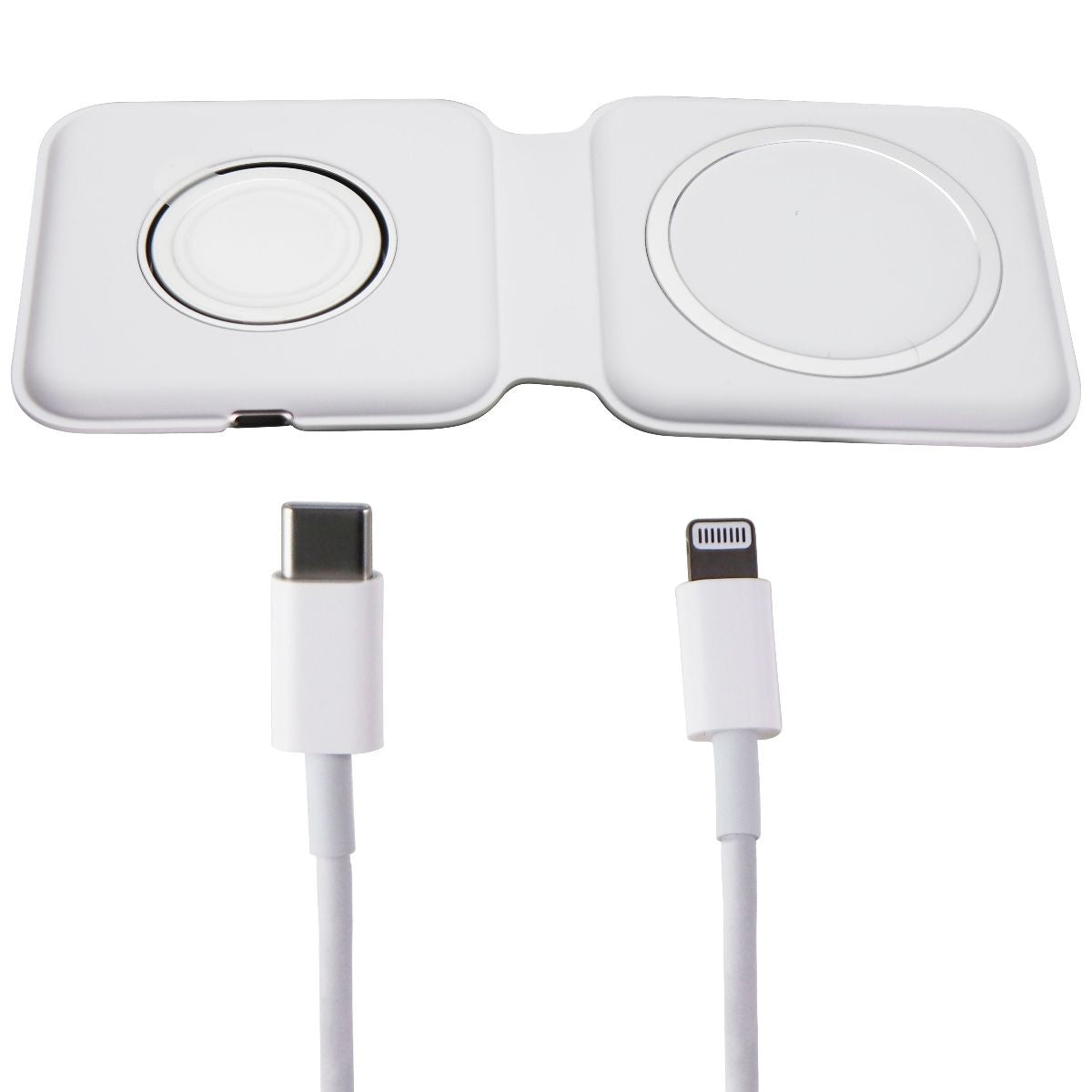 Official Apple MagSafe Duo Charger for iPhone & Apple Watch - White (A