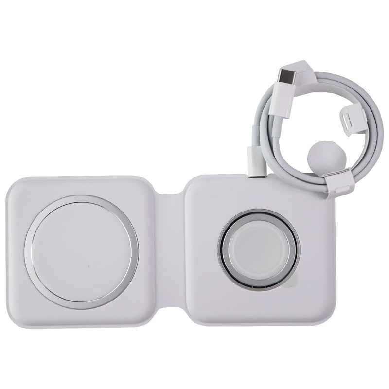 Official Apple MagSafe Duo Charger for iPhone & Apple Watch - White (A2458)