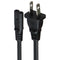 Kenic Two Prong AC Power Cord (KE-01) - Black (7A/125V)