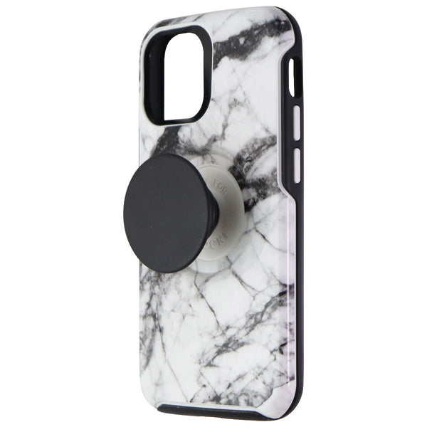 Otter + Pop Symmetry Series Case Apple iPhone 12 mini - White Marble Graphic