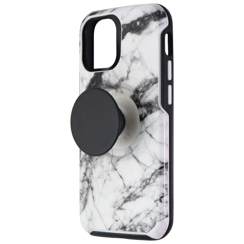 Otter + Pop Symmetry Series Case Apple iPhone 12 mini - White Marble Graphic