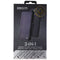 Ercko 2-in-1 Leather Magnetic Wallet & Silicone Case for iPhone 11 Pro - Black