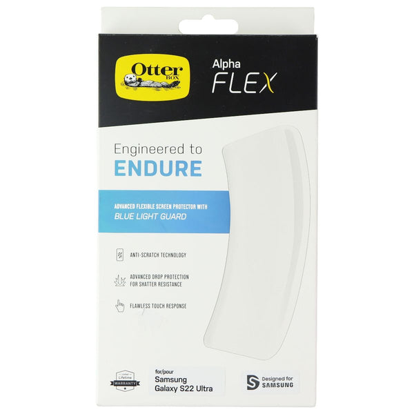 OtterBox Alpha Flex Blue Light Screen Protector for Samsung Galaxy S22 Ultra