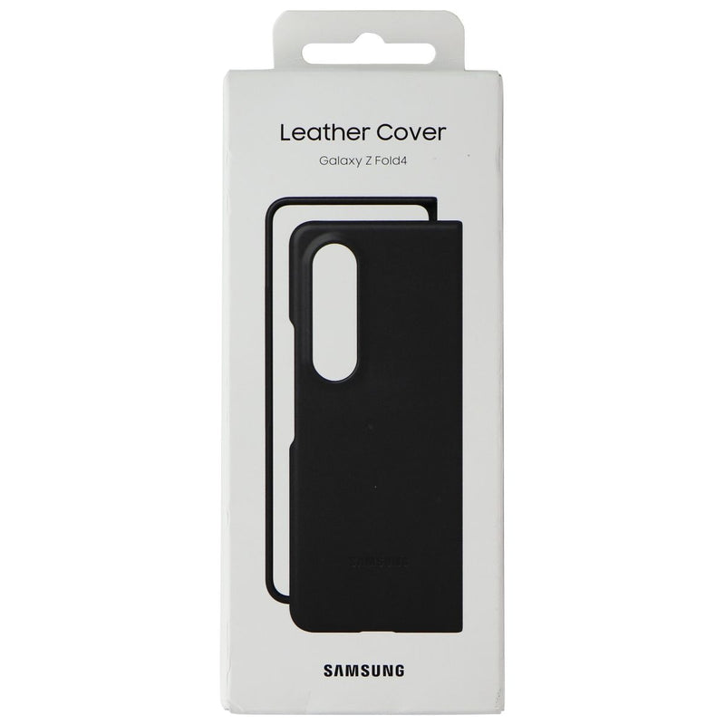 Samsung Official Leather Cover for Samsung Galaxy Z Fold4 - Black