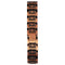 Chain Link Wrist Band Heavy Metal Stainless Steel Bracelet - Rose Gold / Cross