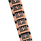 Chain Link Wrist Band Heavy Metal Stainless Steel Bracelet - Rose Gold / Cross